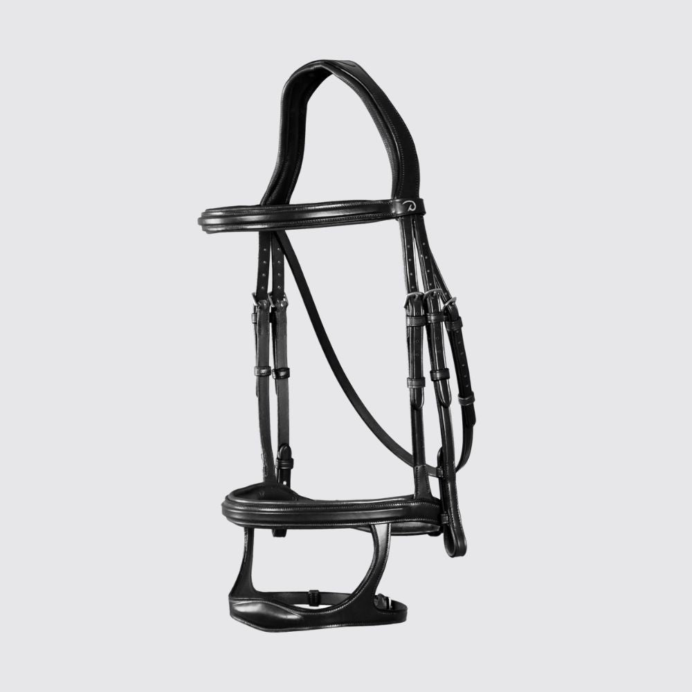 New English Double Noseband Bridle