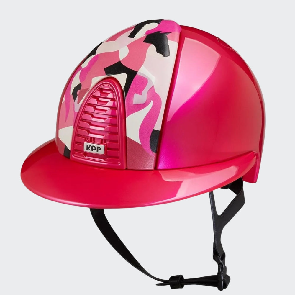 Cromo 2.0 Cerise Metal | Leather Front | Polo Visor | Vikings Collection