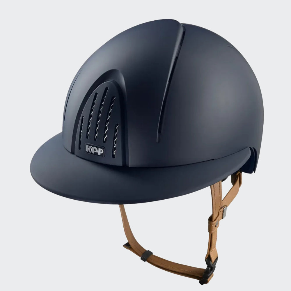 KEP Smart Nova | Beige Chinstrap | Polo Visor | Textile Navy