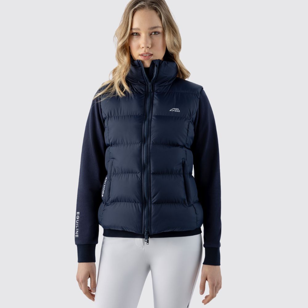 Ladies Eqvartek Padded Vest | Navy