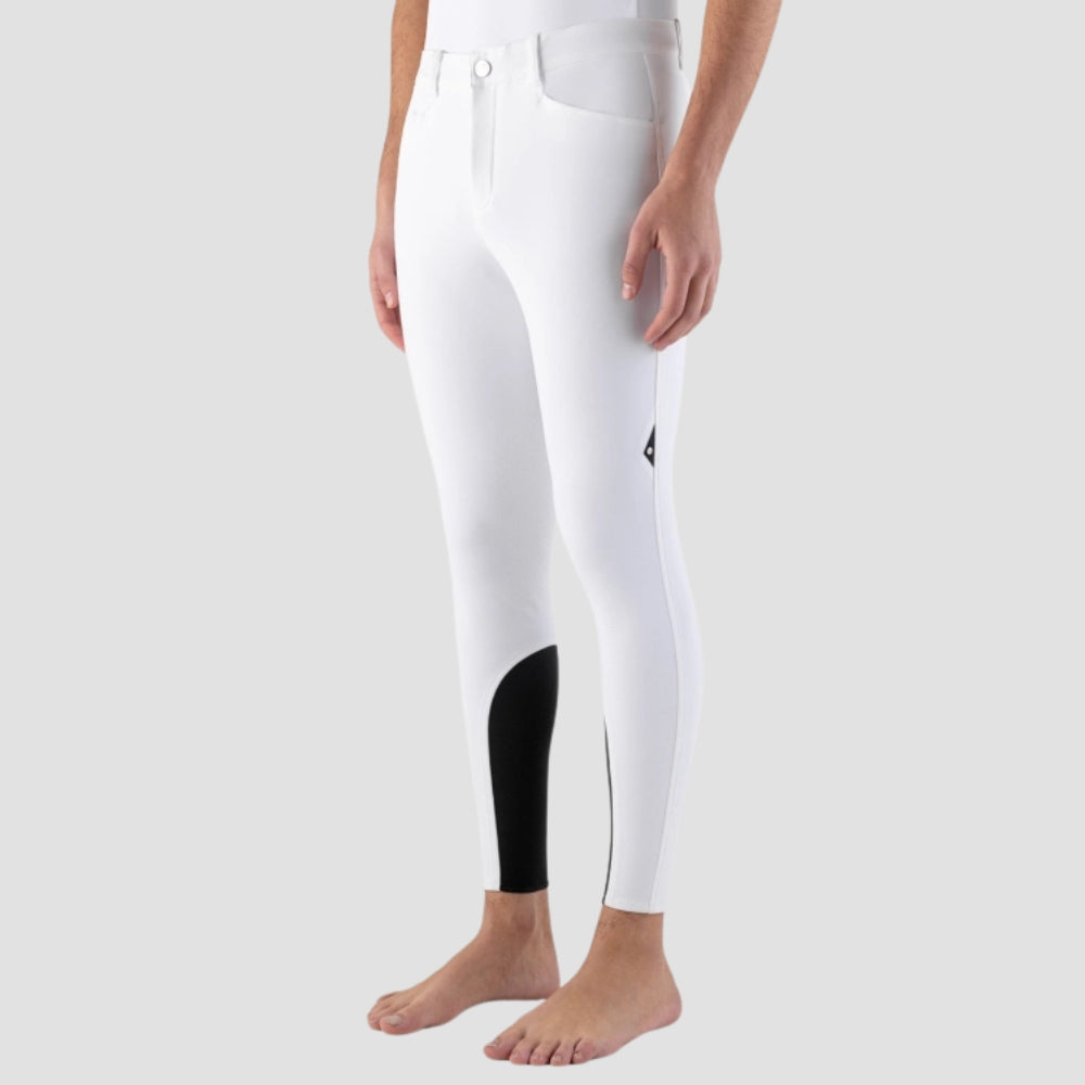 Mens Albertk B Move Breeches | Knee Grip | White