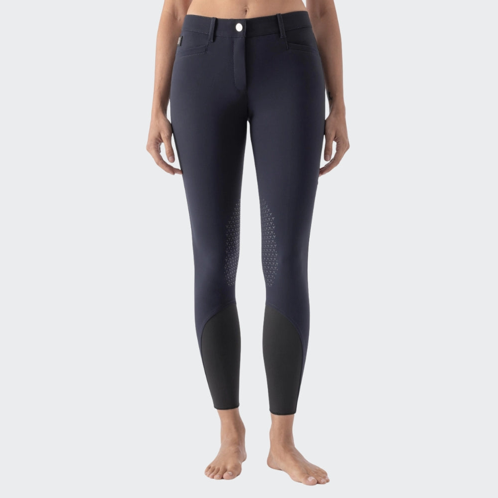Ladies Atirk B Move Breeches | Medium Rise | Knee Grip | Navy