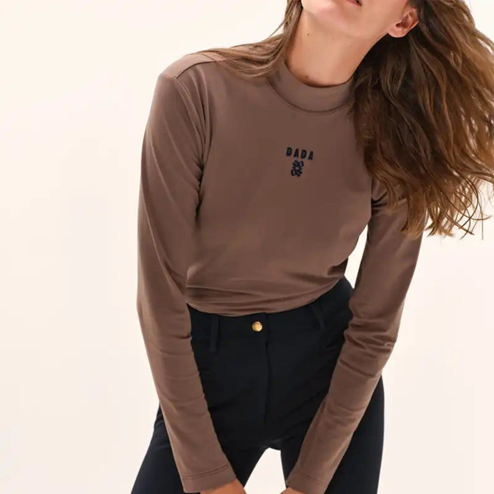 Ladies Ernest Training Polo | Long Sleeves | Mocha