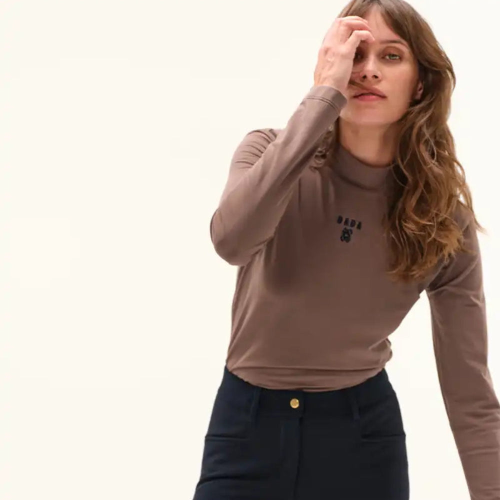 Ladies Ernest Training Polo | Long Sleeves | Mocha