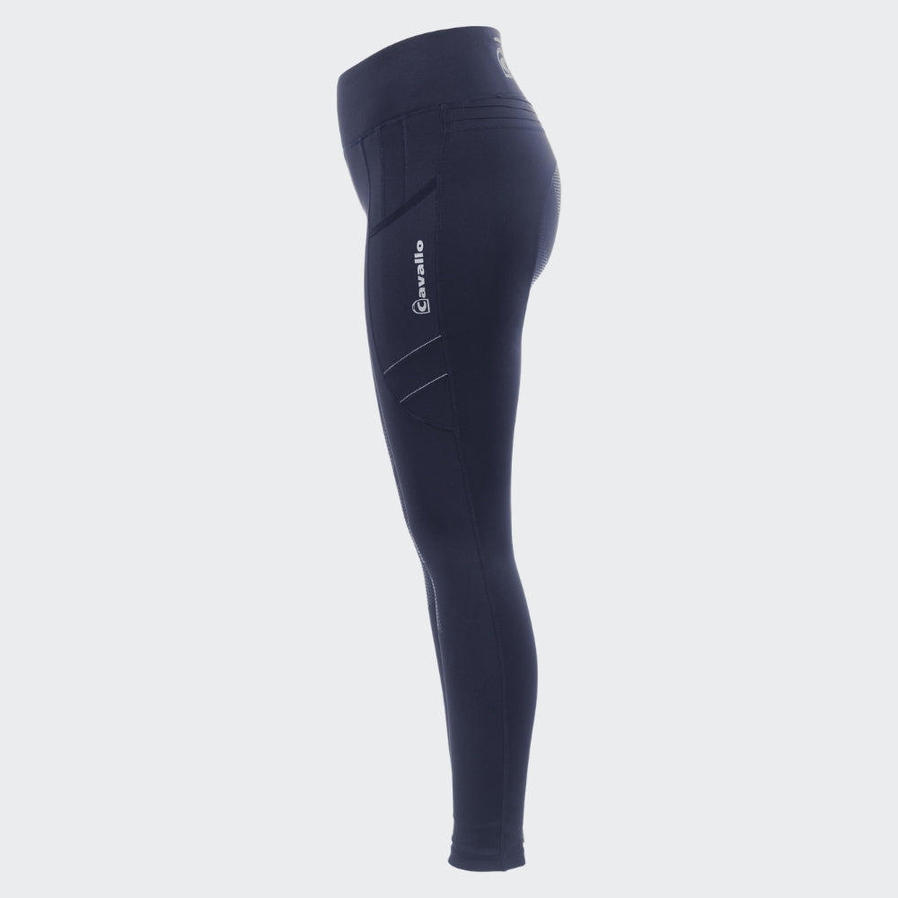Ladies Cavallin Grip Riding Leggings | Full Grip | Navy