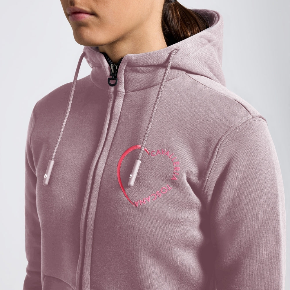 Girls CT Cotton Zip Hoodie | Rosa