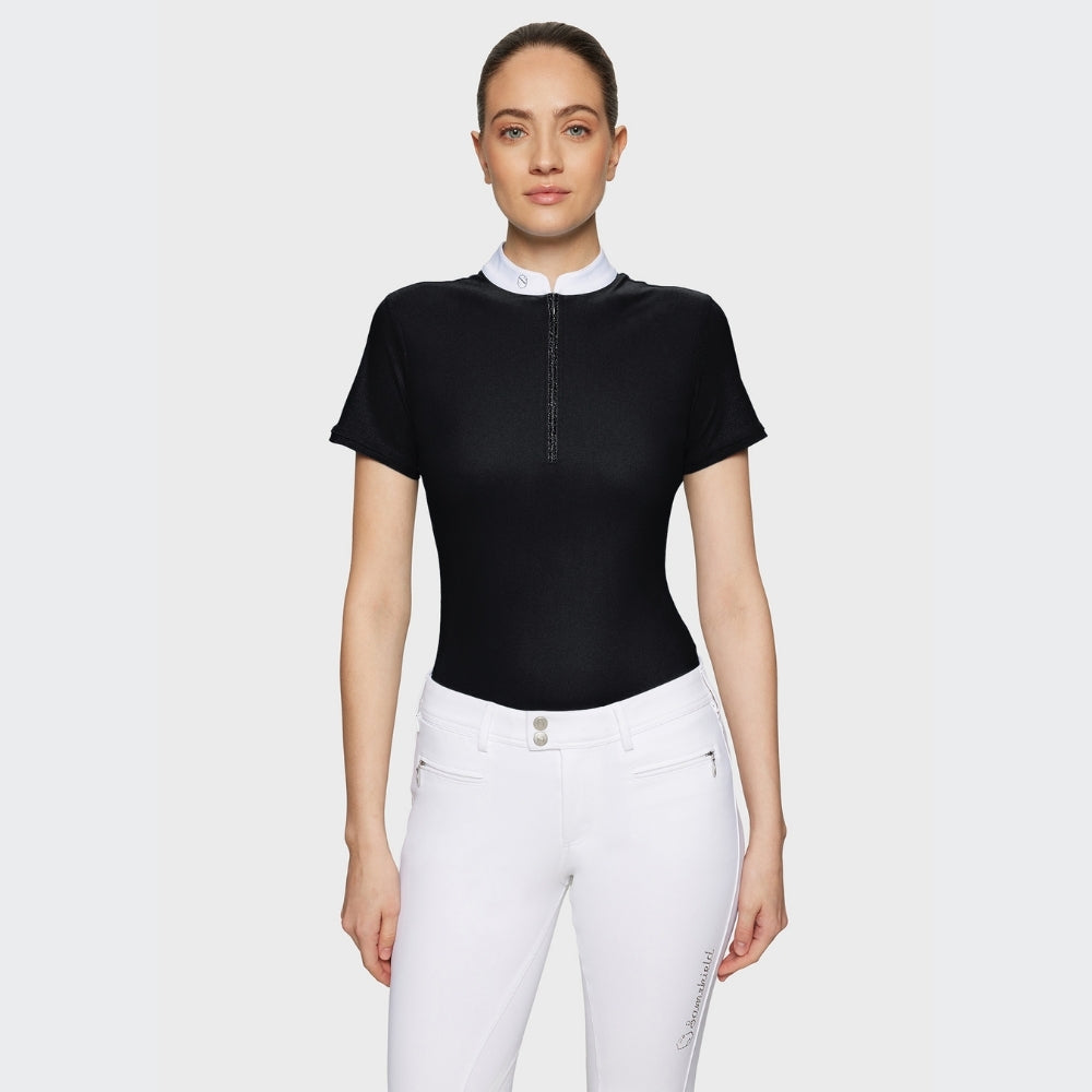 Ladies Aloise Show Shirt | Short Sleeves | Black