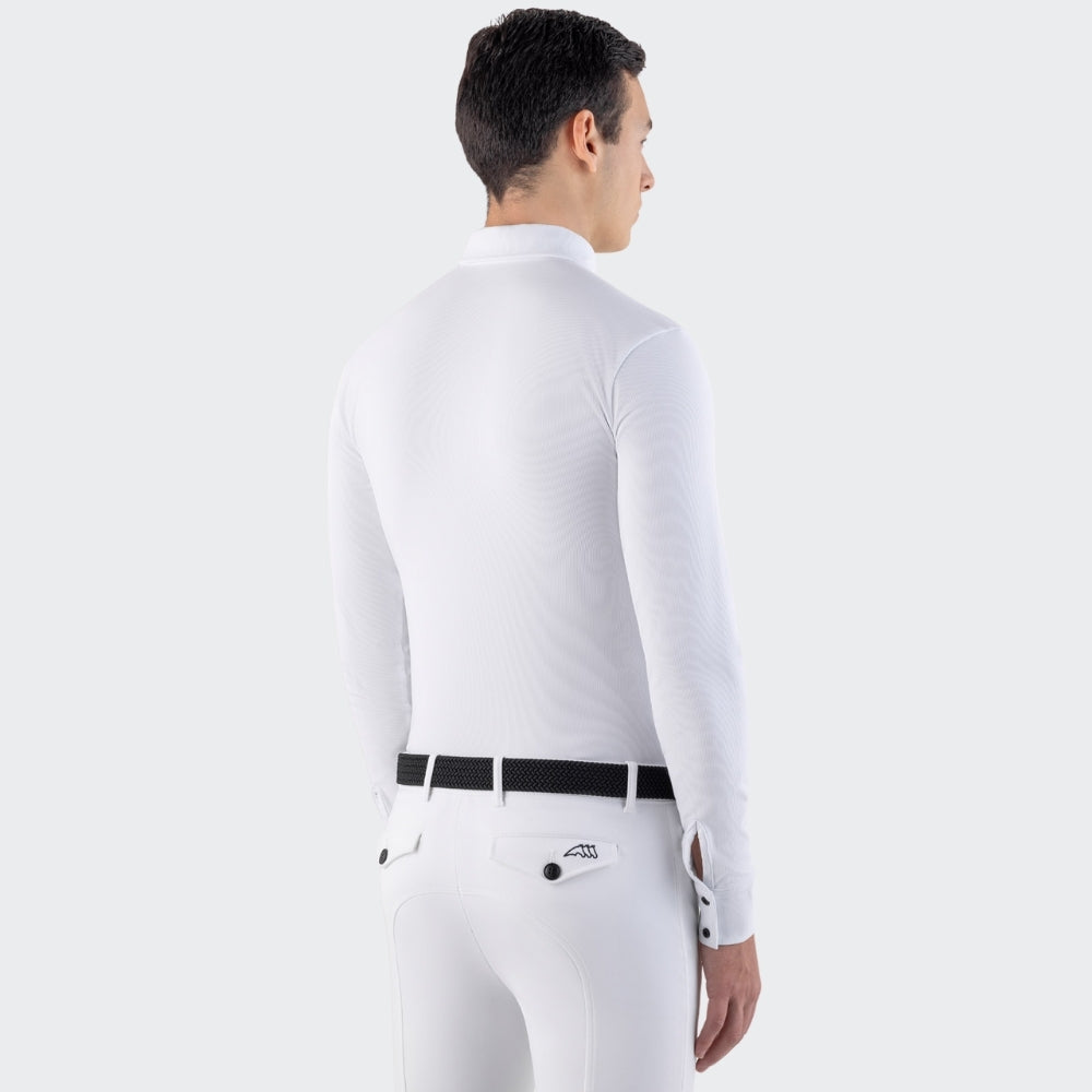 Mens Cunga Show Shirt | Long Sleeves | White