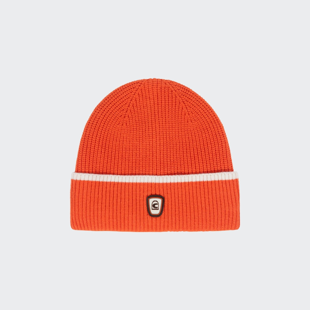 Ladies Cavallotus Knitted Beanie | Orange