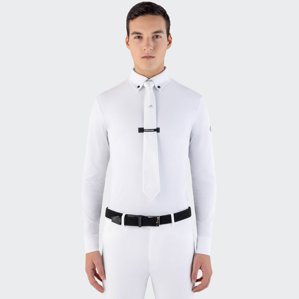 Mens Cunga Show Shirt | Long Sleeves | White