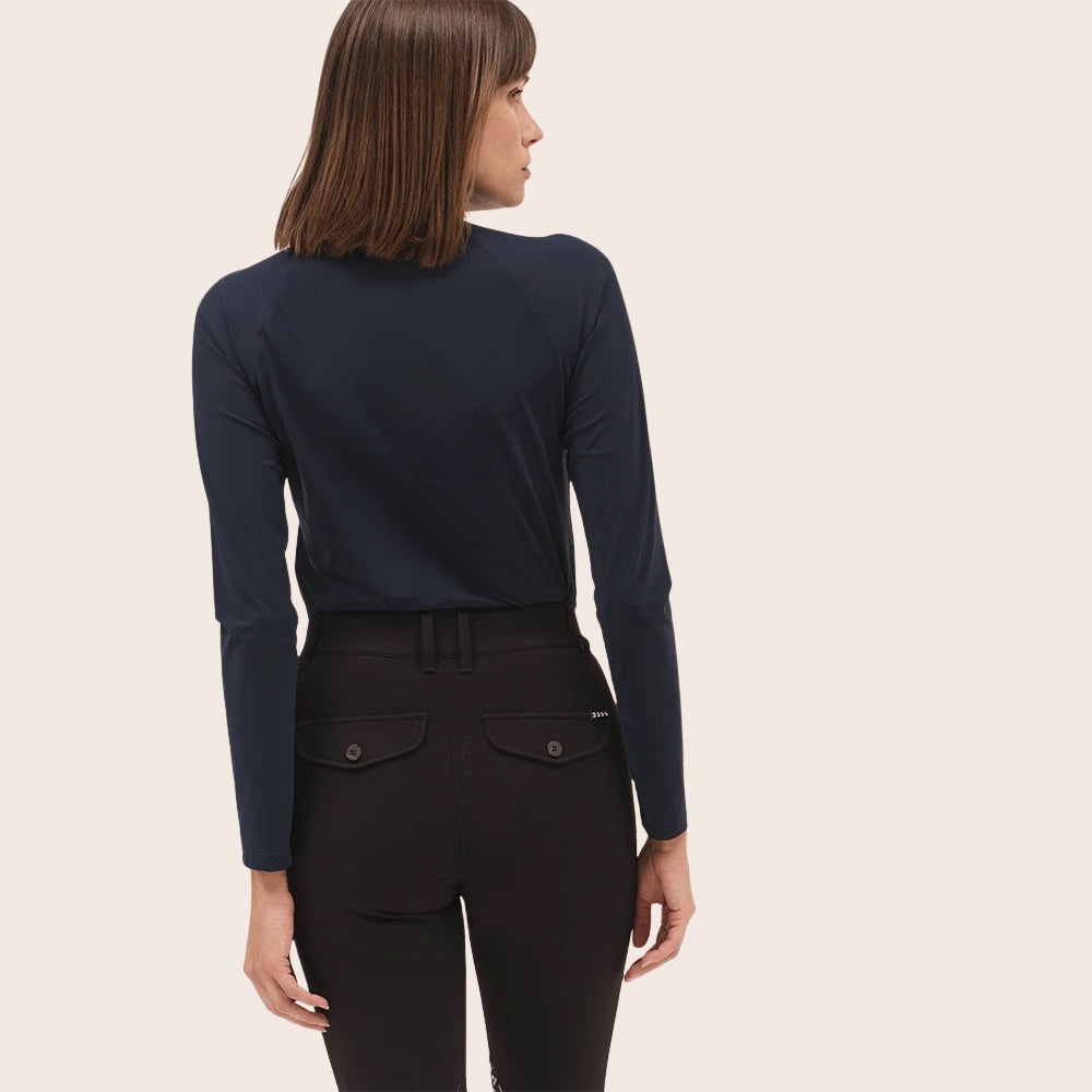 Ladies Totem Technical Training Polo | Long Sleeves | Dark Baltique