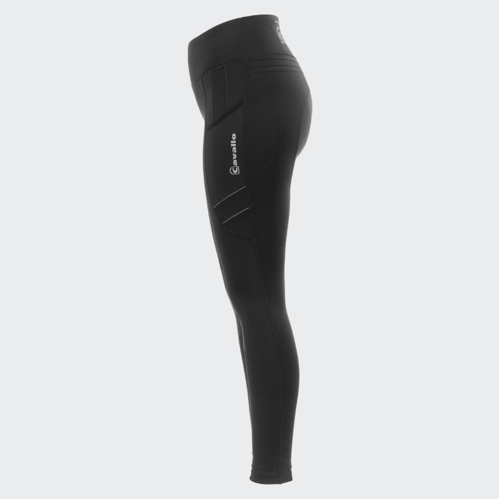 Ladies Cavallin Grip Riding Leggings | Full Grip | Black