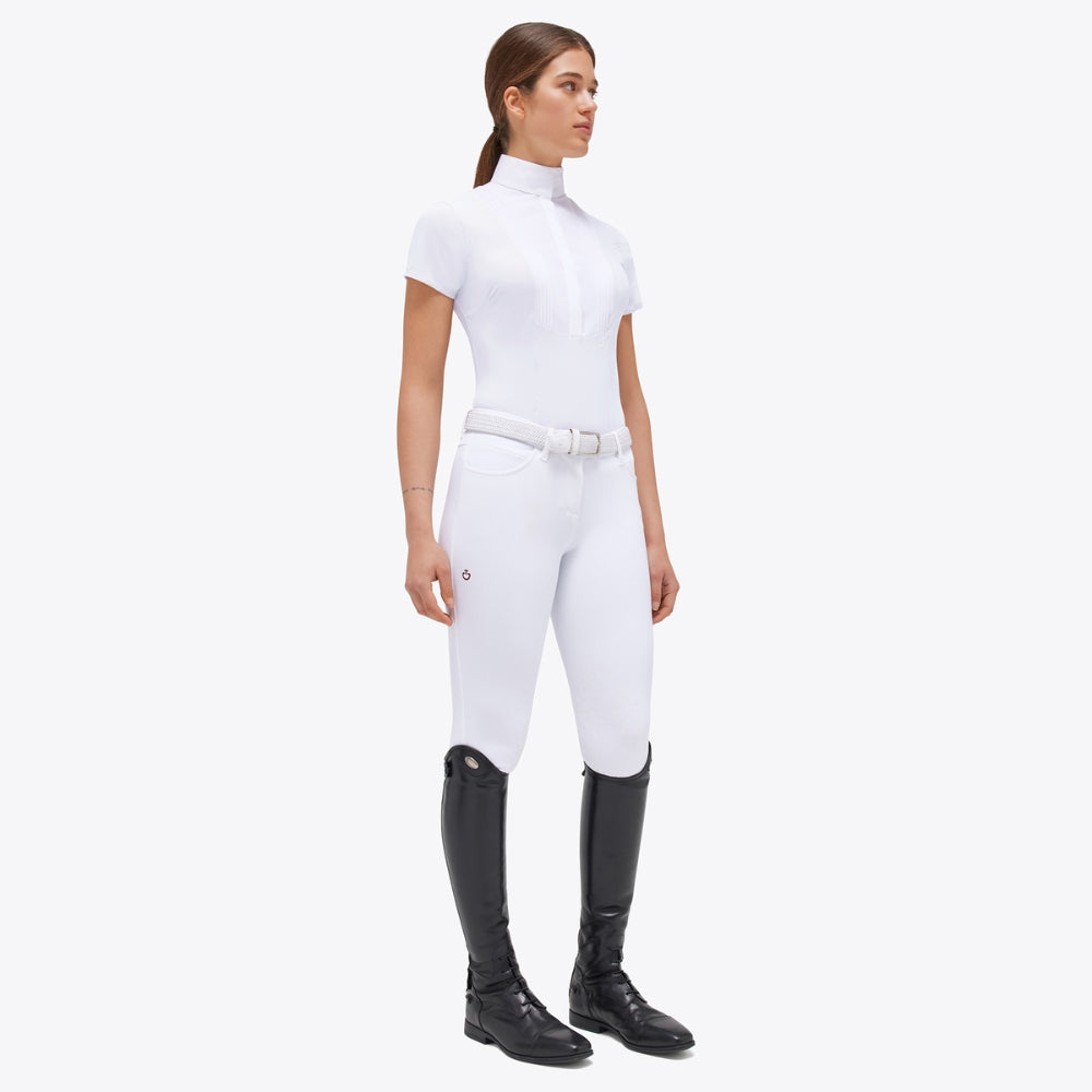 Ladies American Show Shirt | Short Sleeves | White