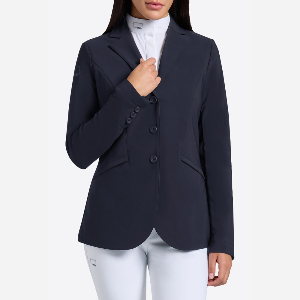 Ladies RG Italy Button Show Jacket | Navy