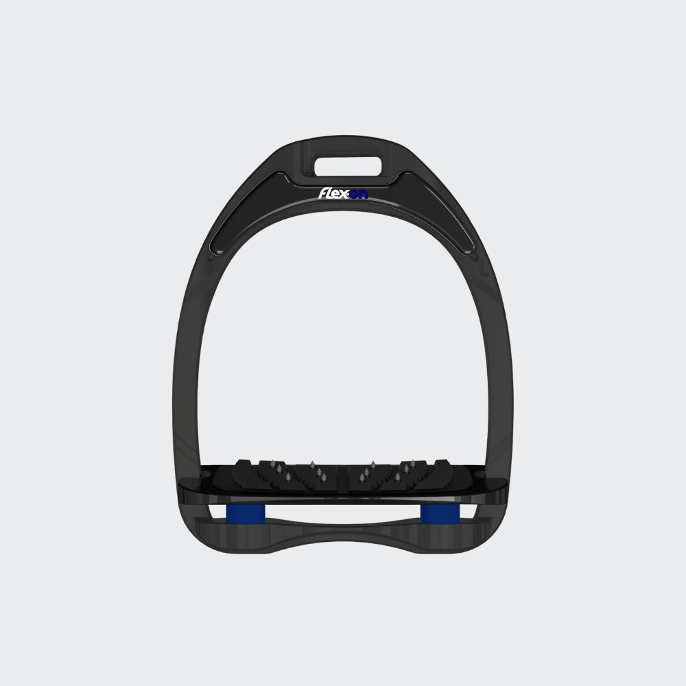 Black Aluminium Stirrups | Navy