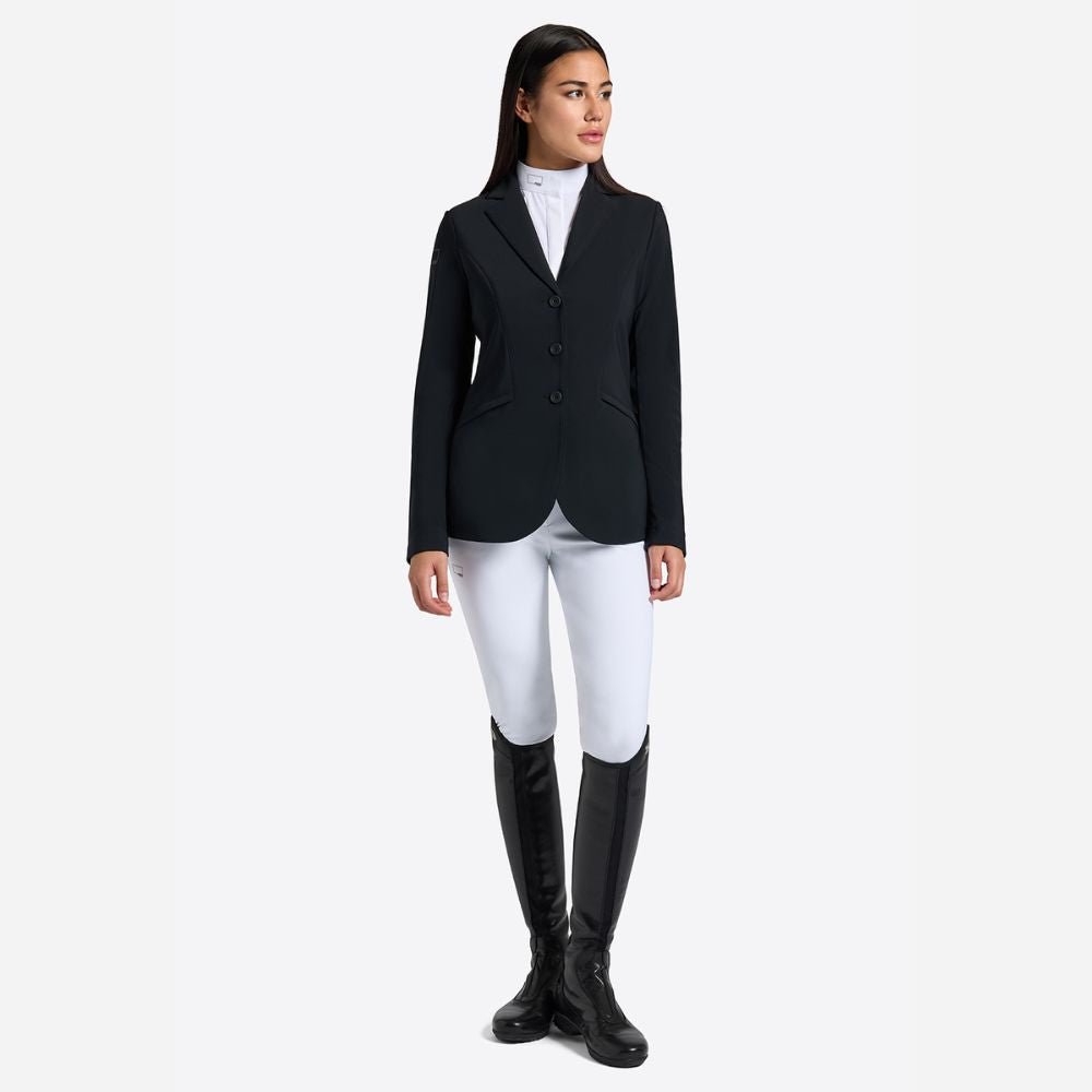 Ladies RG Italy Button Show Jacket | Black