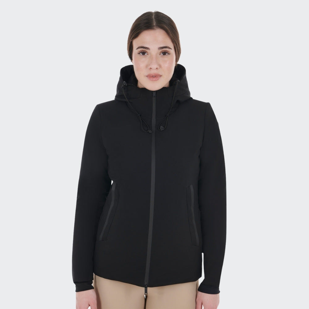 Ladies Water & Wind Repellent Down Padded Coat | Black