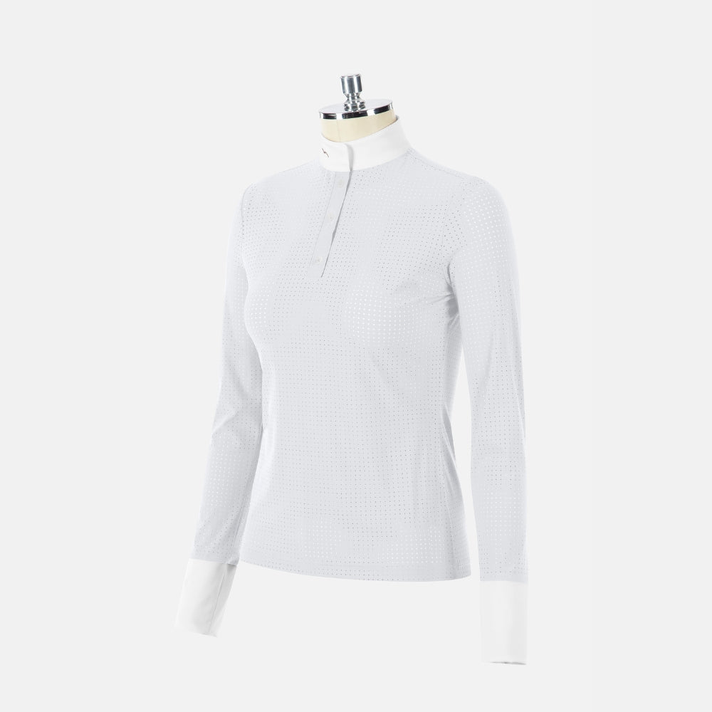 Ladies Betite Show Shirt | Long Sleeves | White