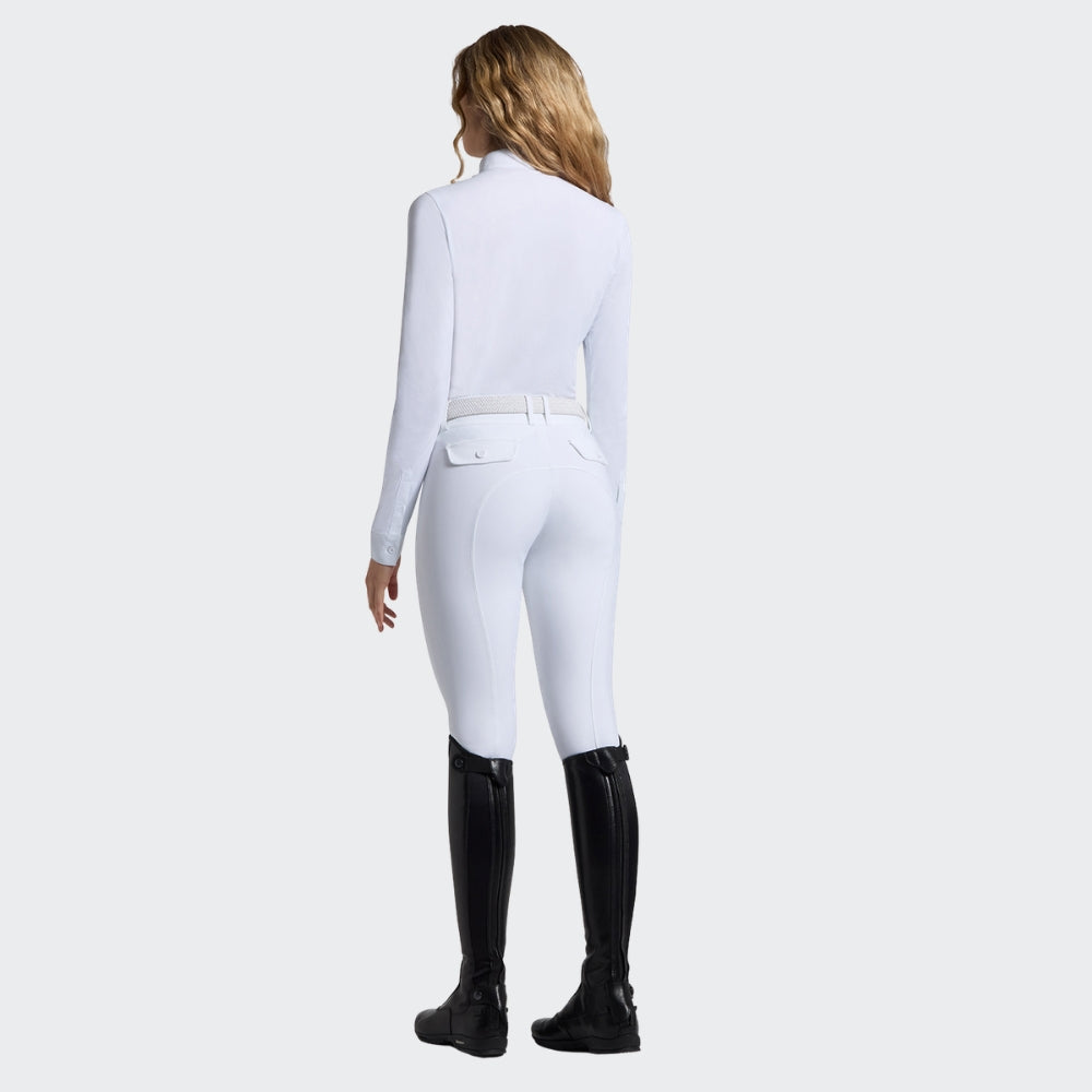 Ladies RG Italy Jersey Show Shirt | Long Sleeves | White