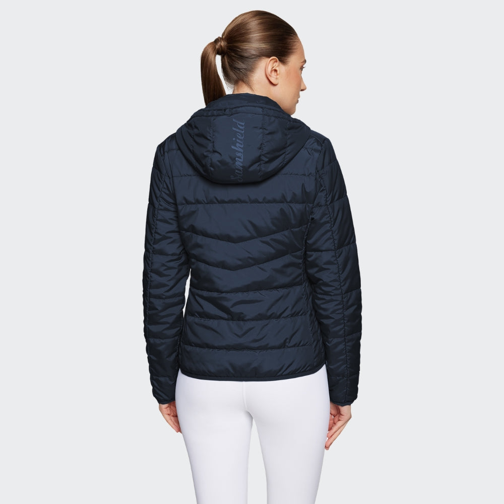 Ladies Davos Puffer Coat | Navy