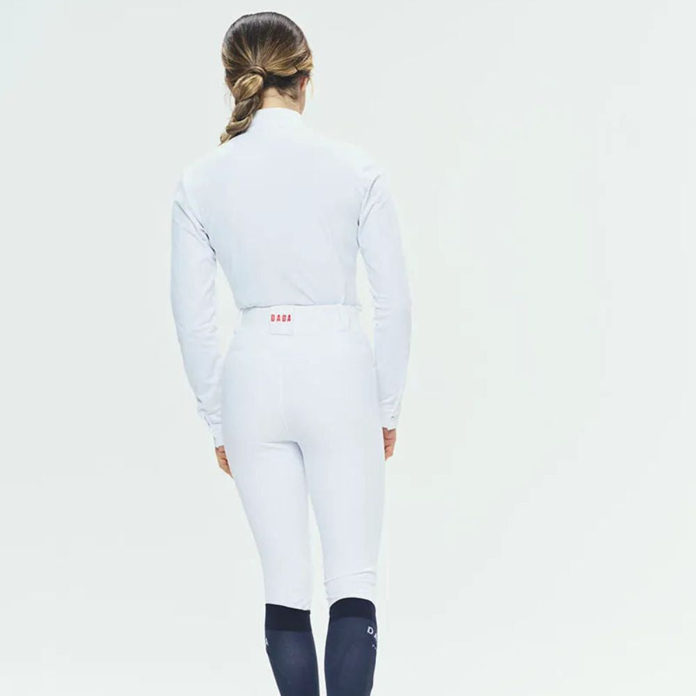 Ladies Kit New Breeches | High Rise | Knee Grip | White