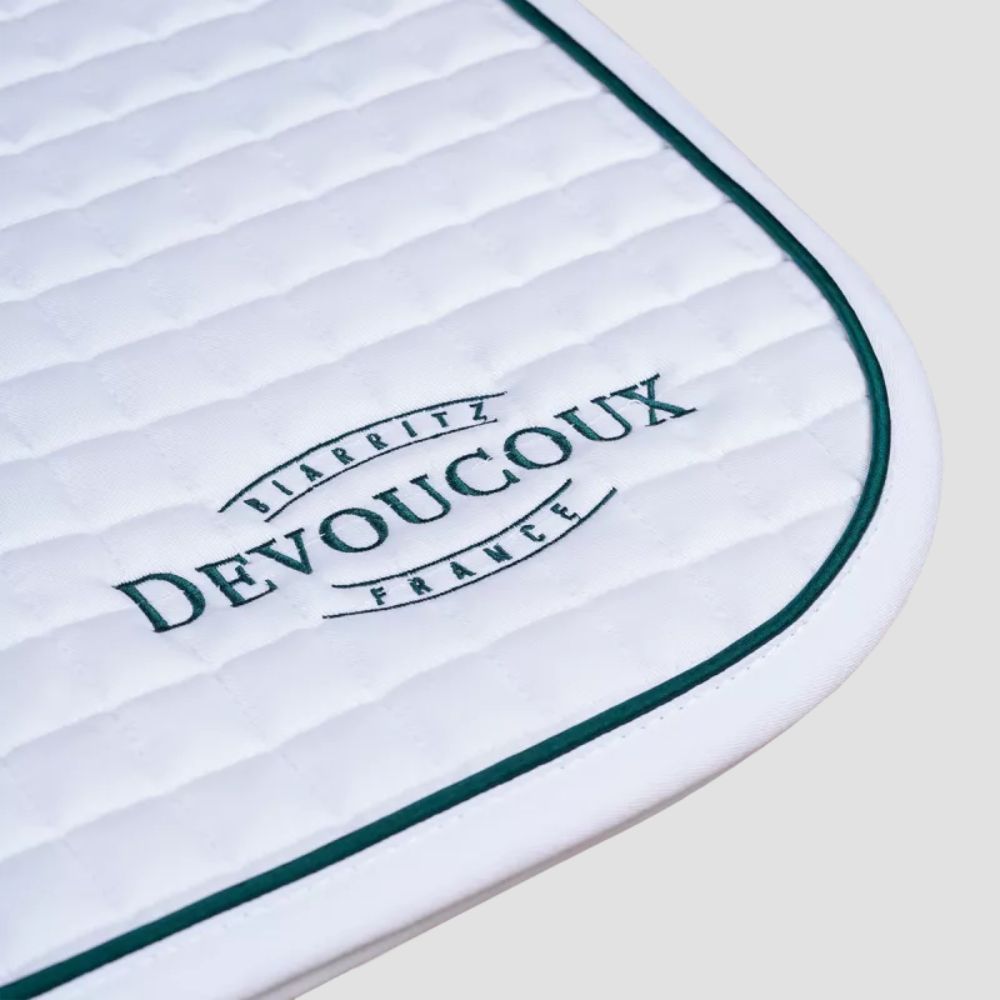 Biarritz Jumping Saddle Pad | White