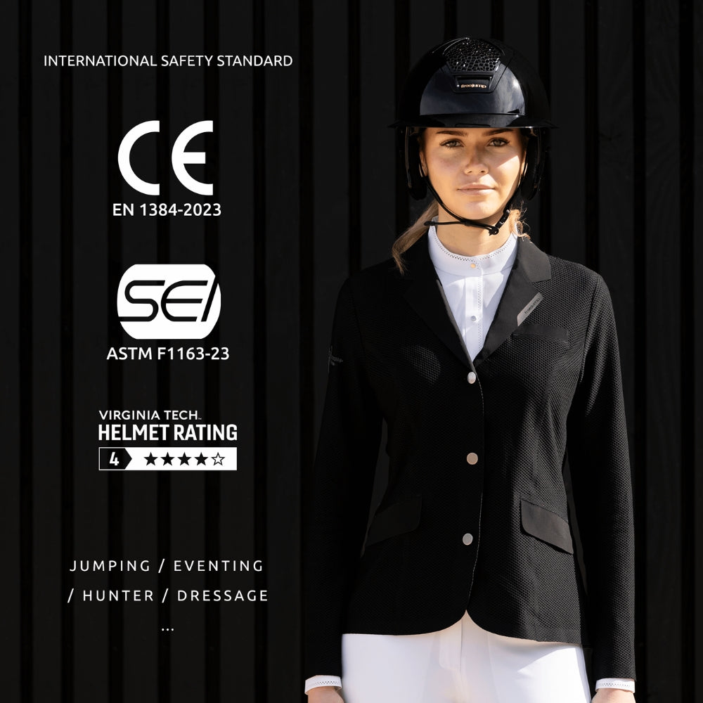 Voronoï Carbon Helmet With Temple Protection | Navy