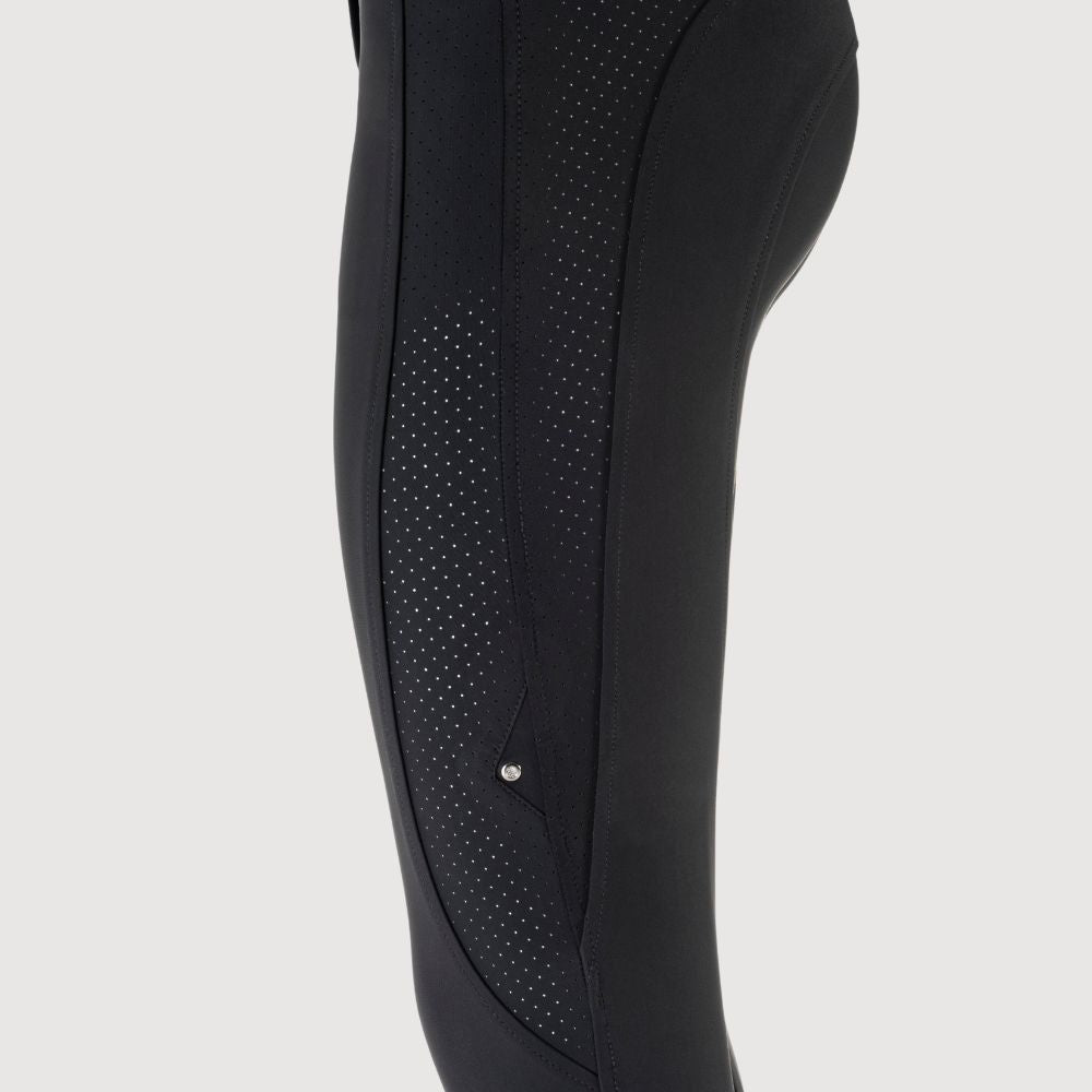 Ladies Curtek Breeches | Medium Rise | Knee Grip | Black