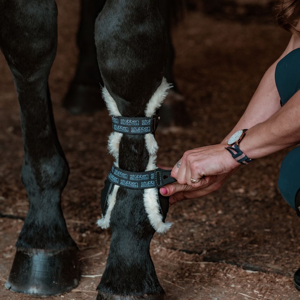 Hybrid Fleece Tendon Boots | Brown