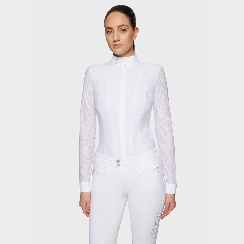 Ladies Marina Show Shirt | Long Sleeves | White