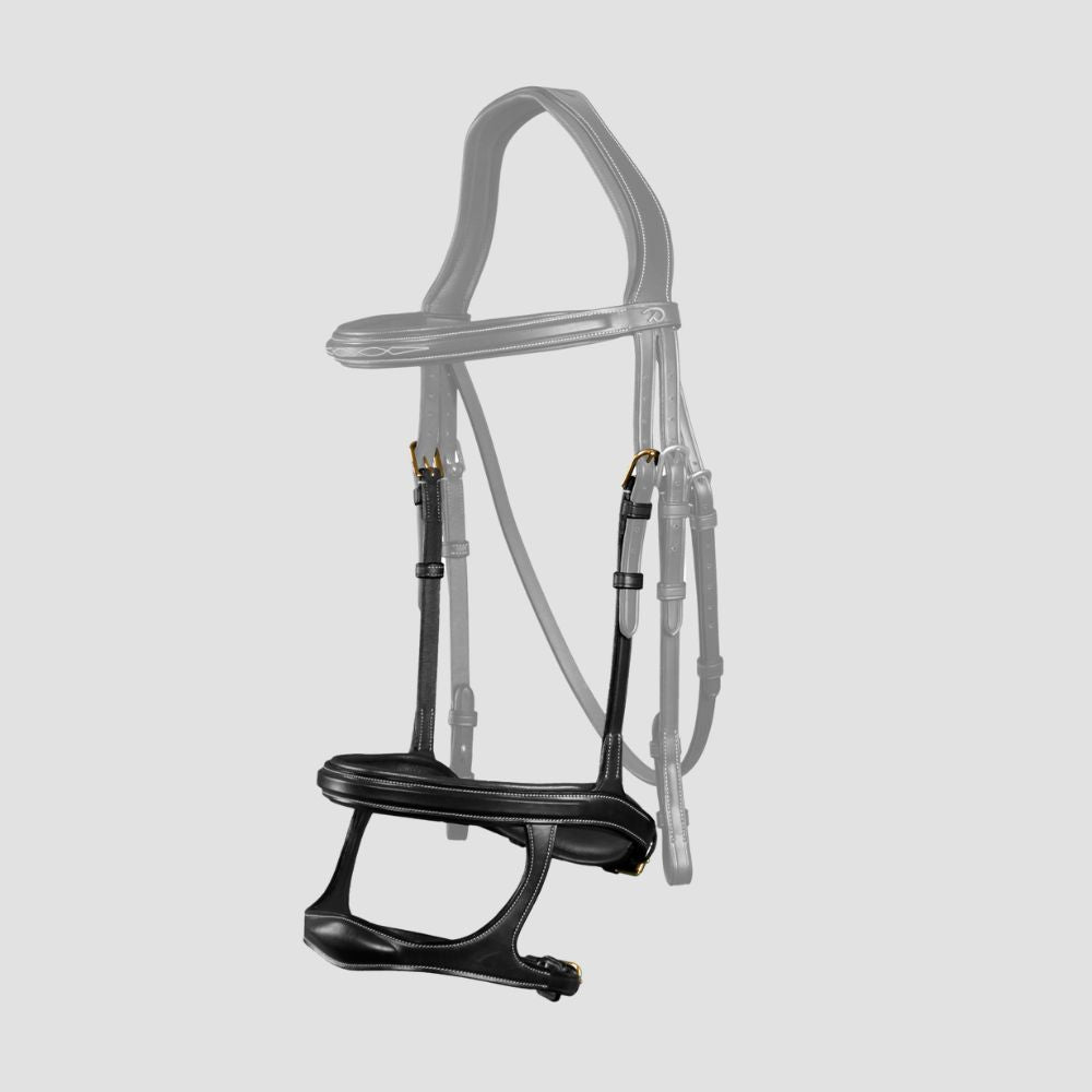 D Collection Double Noseband | Black