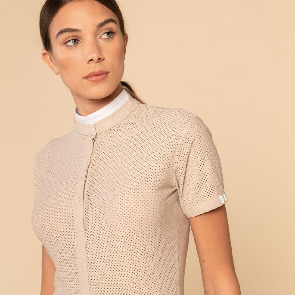 Ladies Helios Short Sleeve Competition Polo | Latte