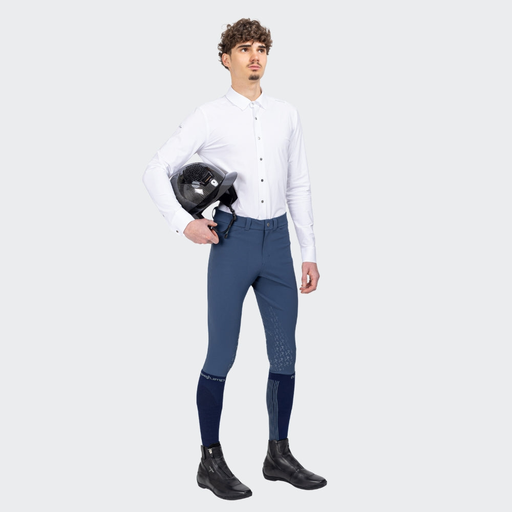 Mens Milo Uranus Breeches | Knee Grip | Blue