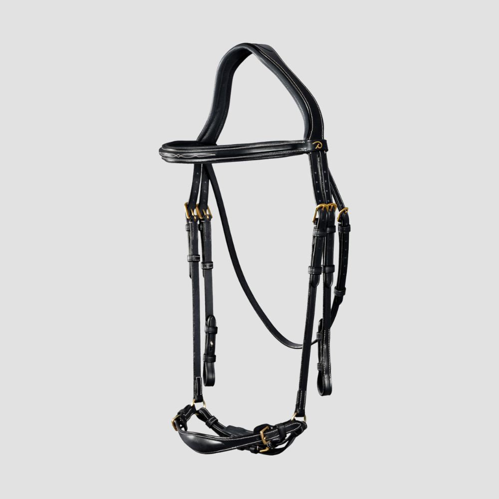 D Collection Adjustable Drop Noseband Bridle