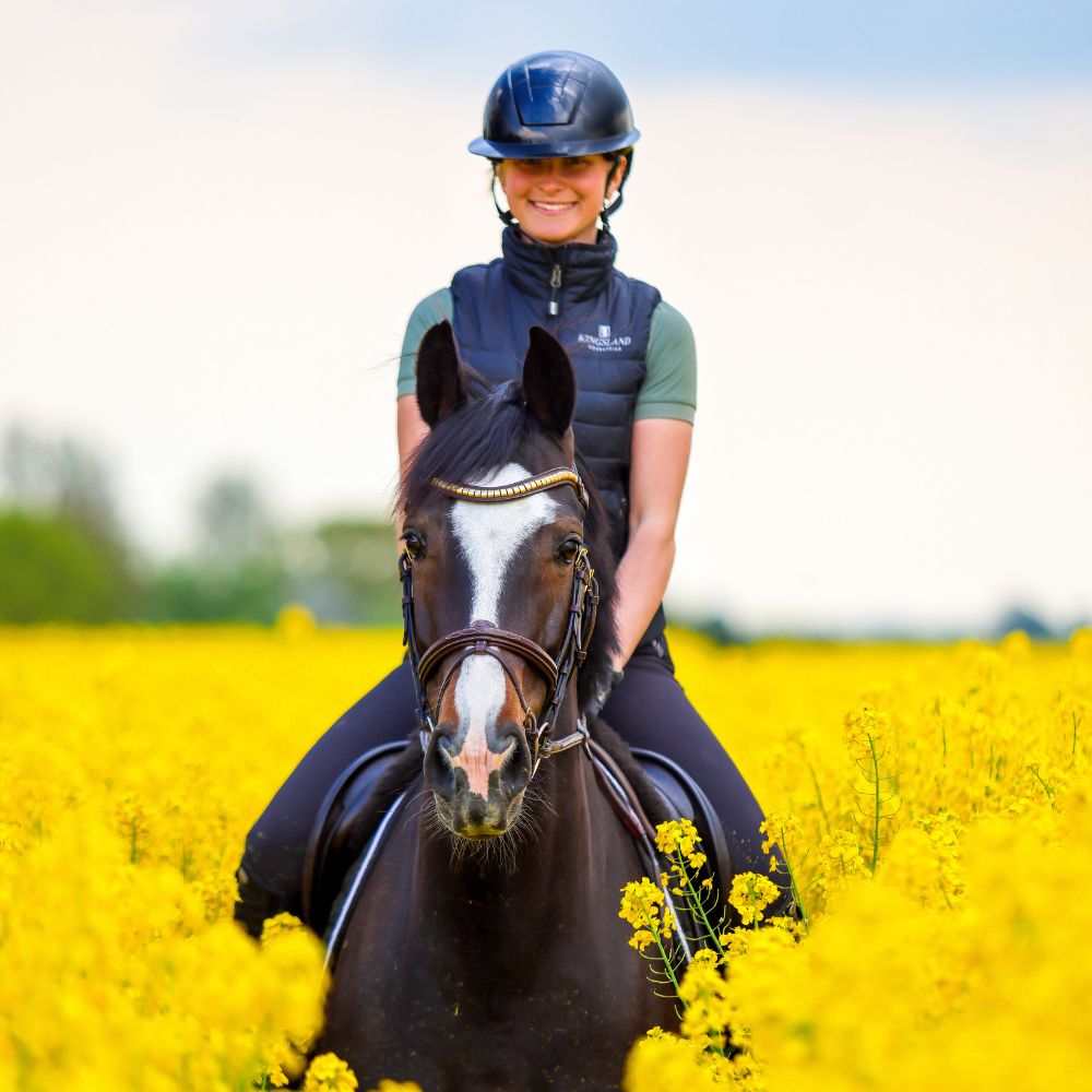 Kooki Lady Riding Helmet | Navy | Shine