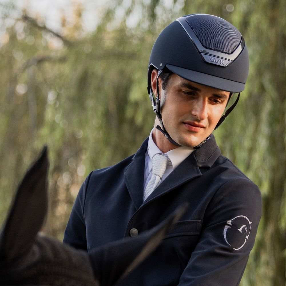 Dogma Chrome Riding Helmet | Navy