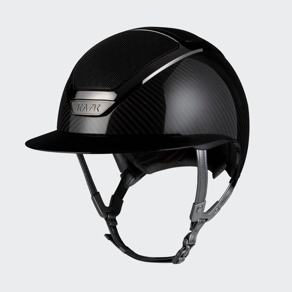 Star Lady Carbon Shine Riding Hat | Black