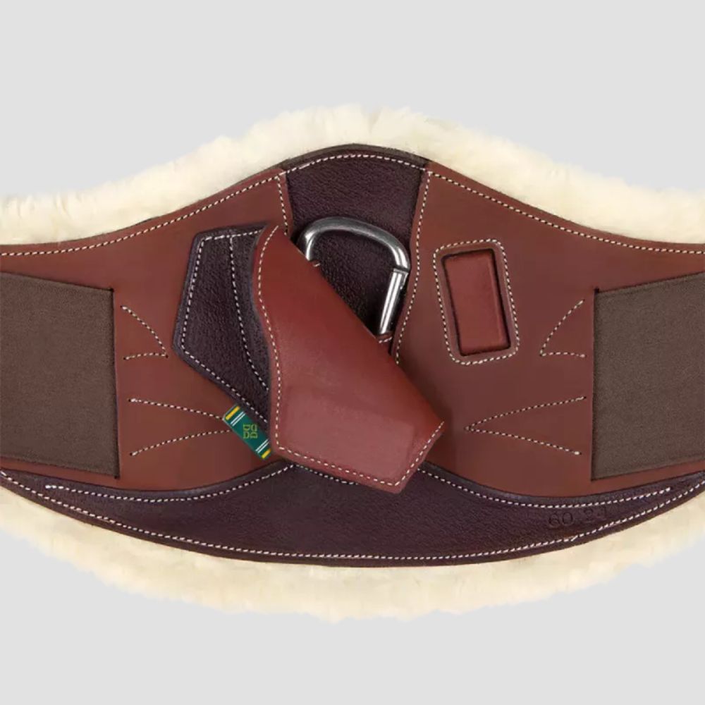 Makila Girth with Artificial Sheepskin Lining
