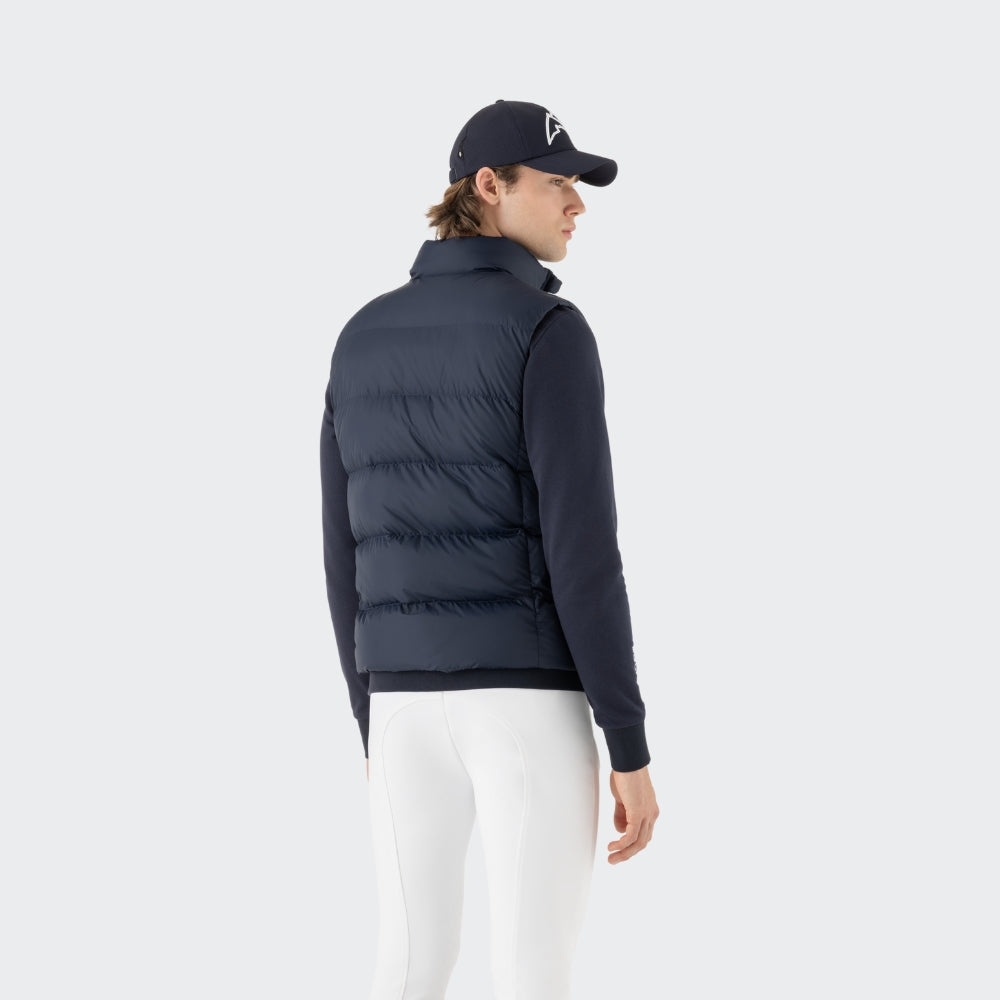 Mens Eqcortek Padded Vest | Navy
