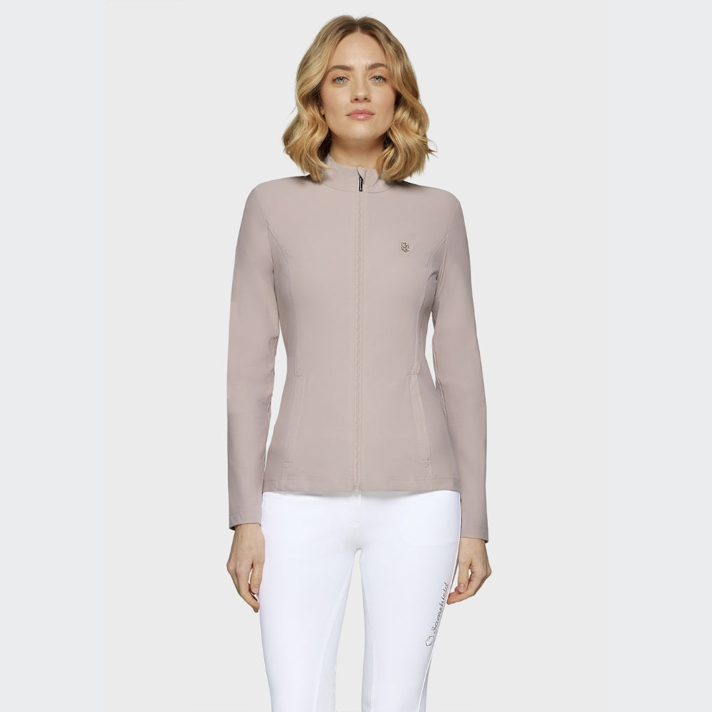 Ladies Nina Full Zip | Long Sleeves | Latte