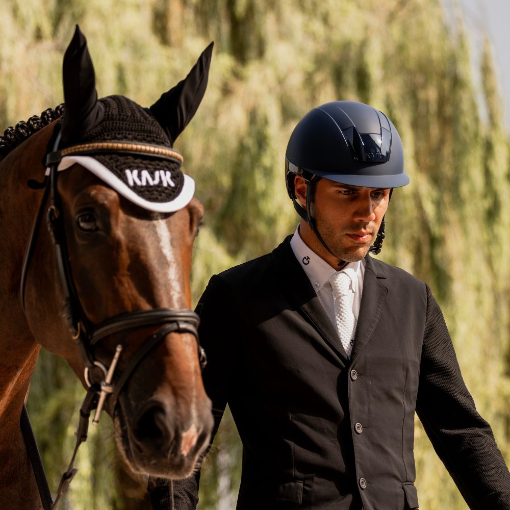 Kooki Riding Helmet | Navy | Matt