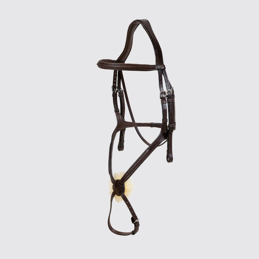 New English Plaited Fig 8 Noseband Bridle