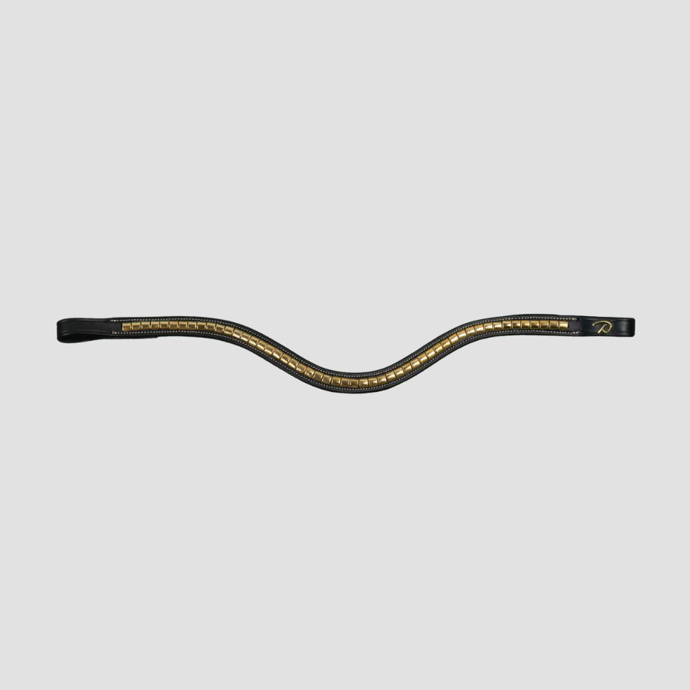 New English Brass Clincher V-Shaped Browband