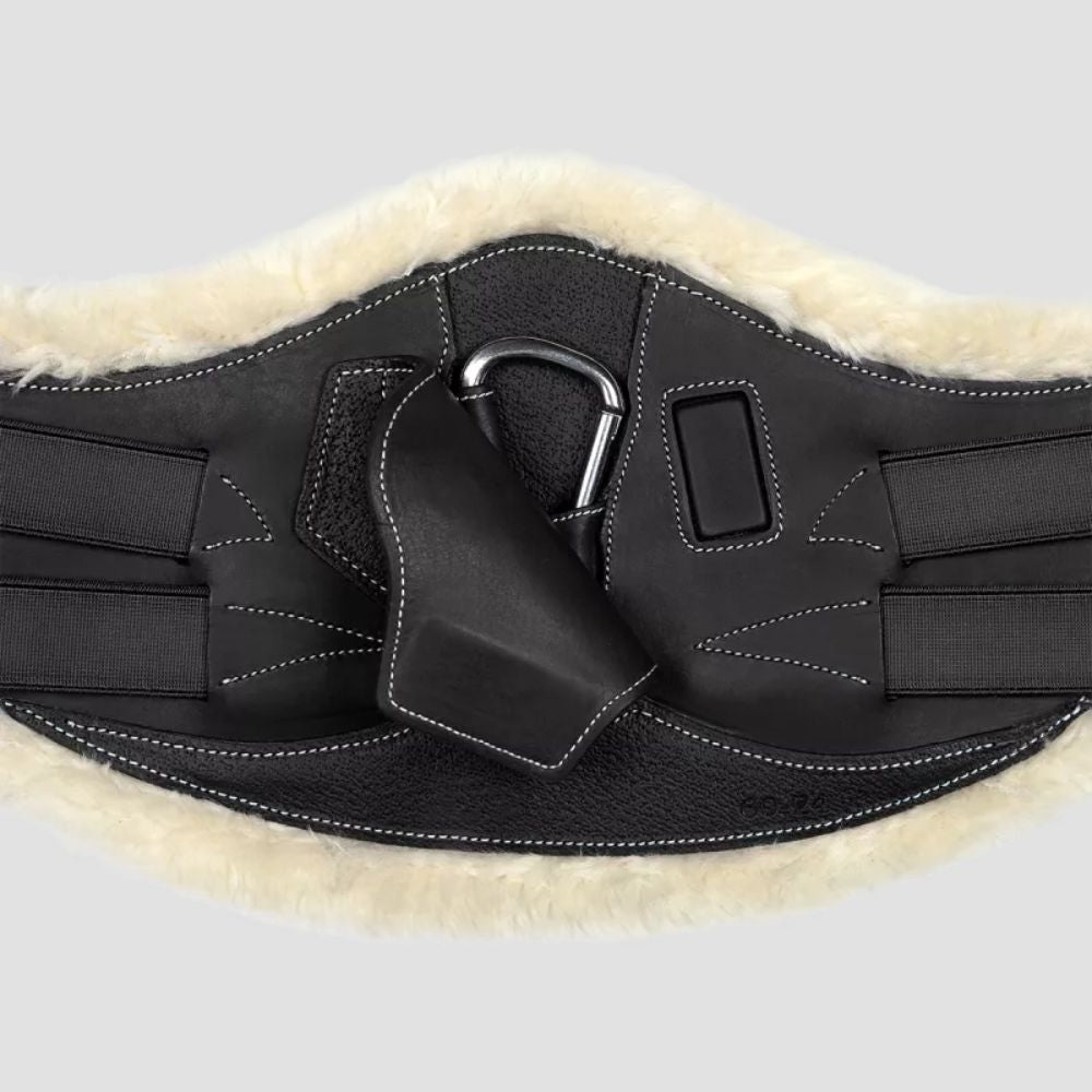 V-Strap Girth with Artificial Sheepskin Lining