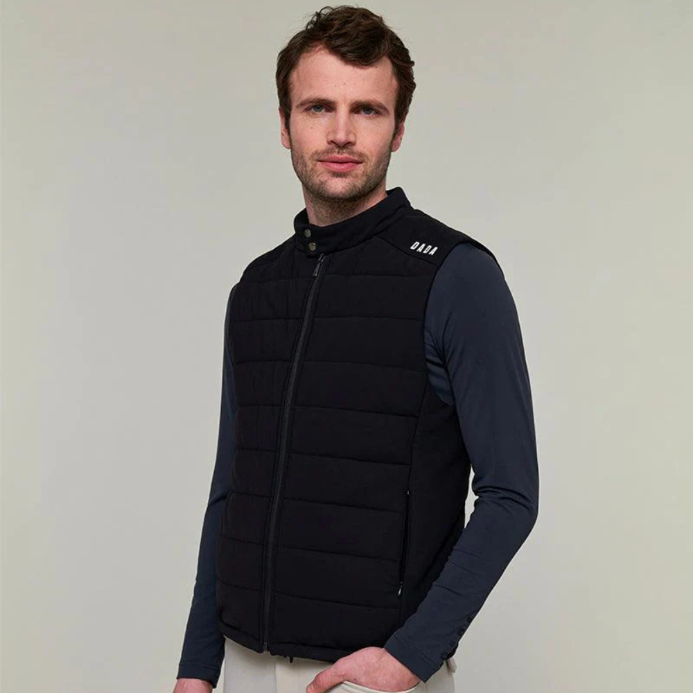 Mens Boreale Sleeveless Down Coat | Black