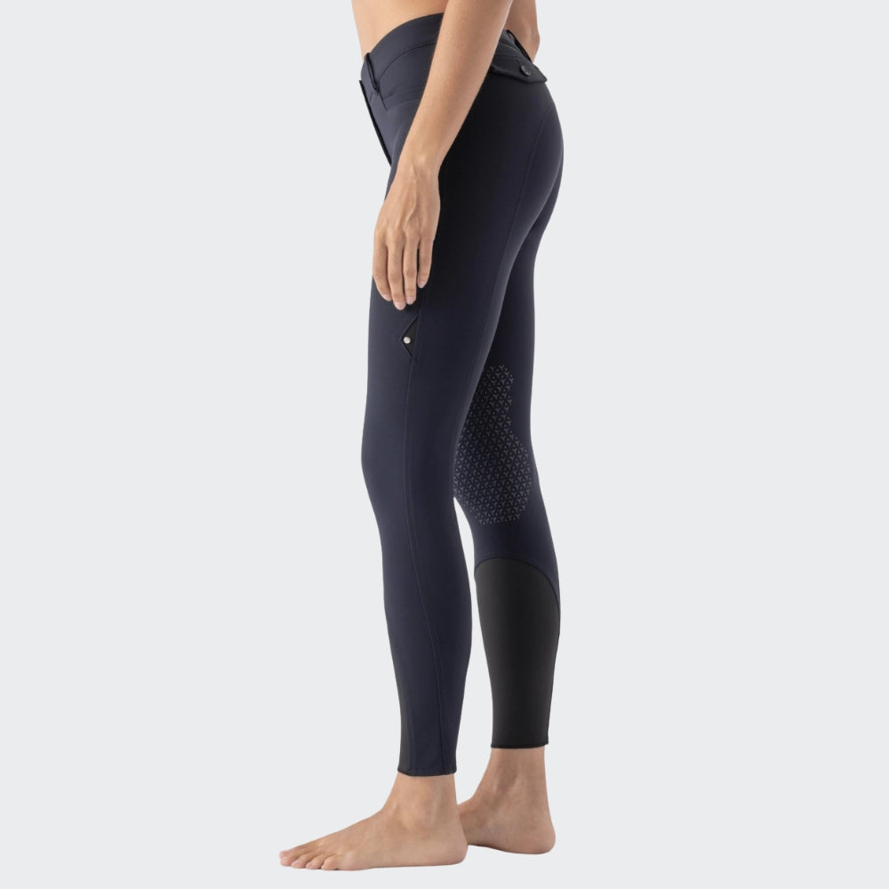 Ladies Atirk B Move Breeches | Medium Rise | Knee Grip | Navy