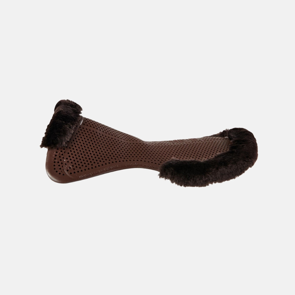 Cut Out Sheepskin Gel Pad With Dri-Lex | Brown