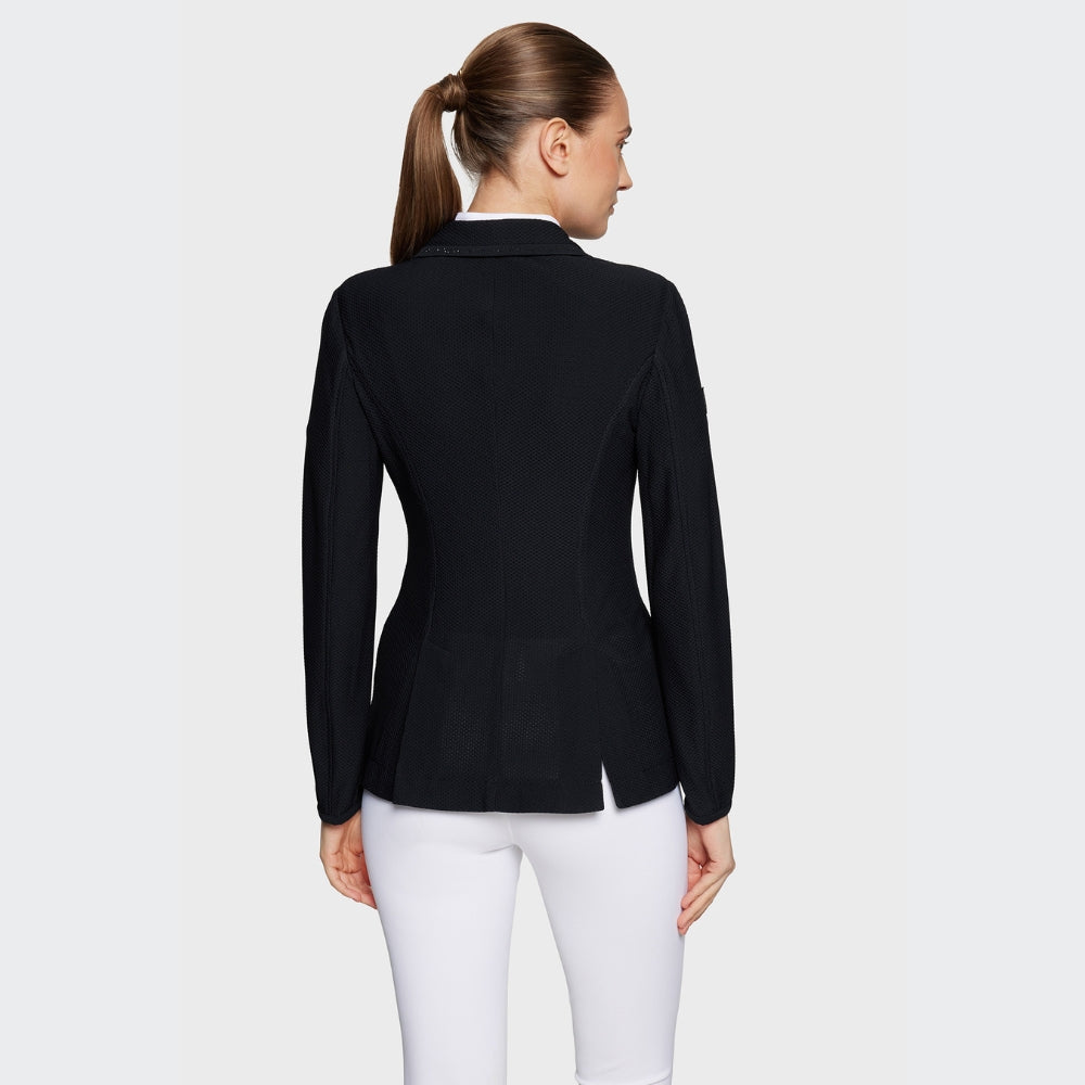 Ladies Wellington Crystal Show Jacket | Black