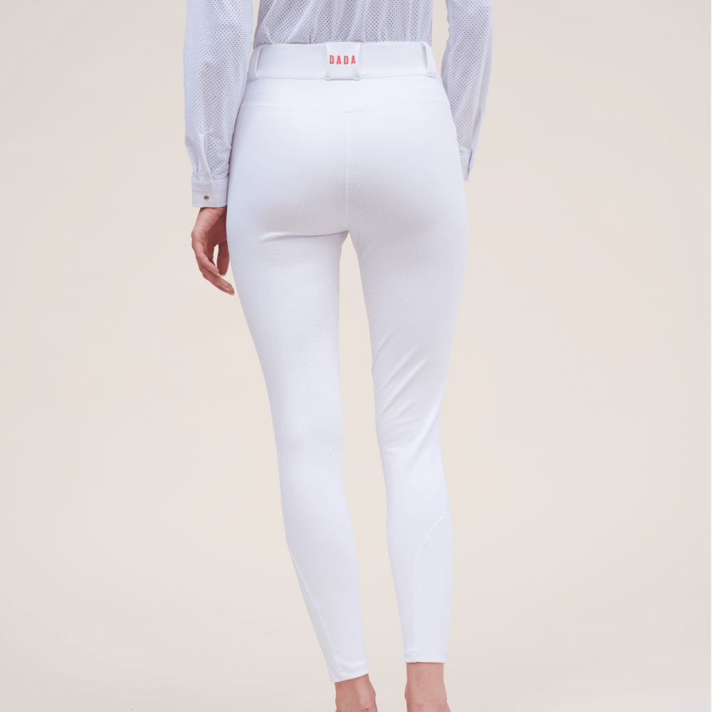 Ladies Kit Breeches | High Rise | Full Grip | White