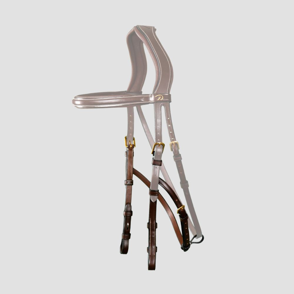 D Collection Hackamore Cheekpieces | Brown